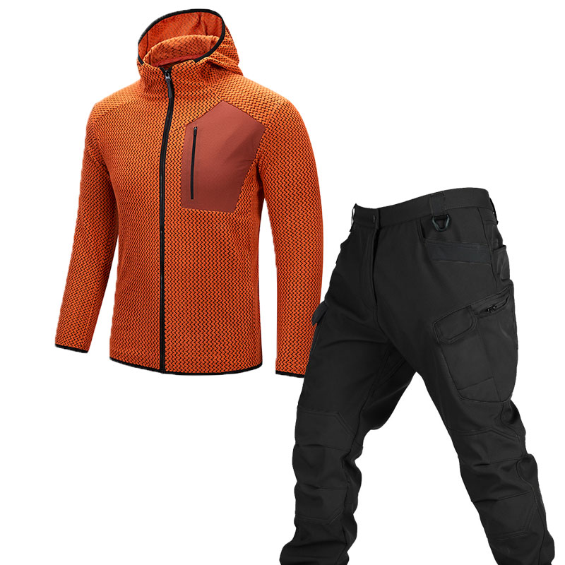 Hiking - Outdoor Hunting 2-piece Warm Hooded Coats,