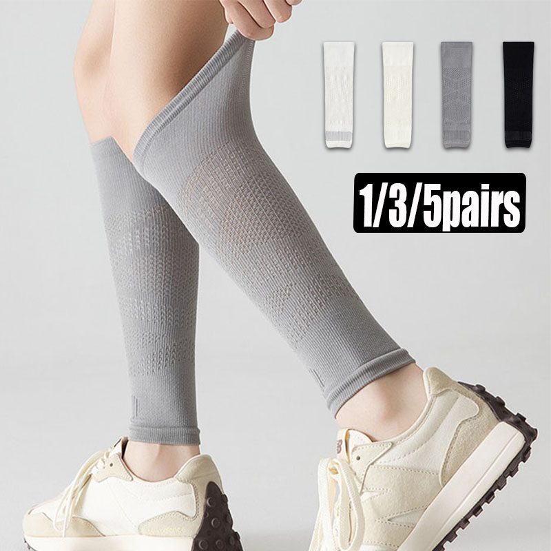 Hiking - 1/3/5 Pairs Calf Compression Sleeves women