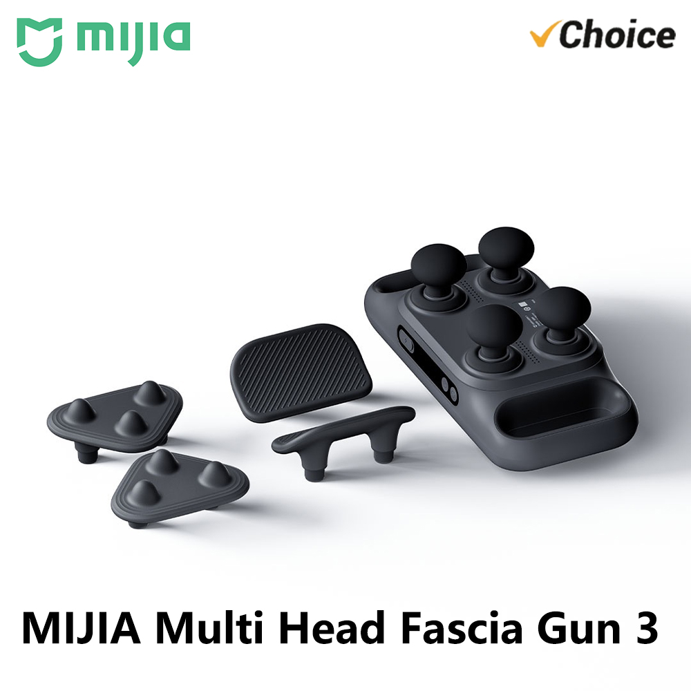 Electric Massage Gun Deep Tissue - 2026 NEW MIJIA Multi‑Head Fascia Gun