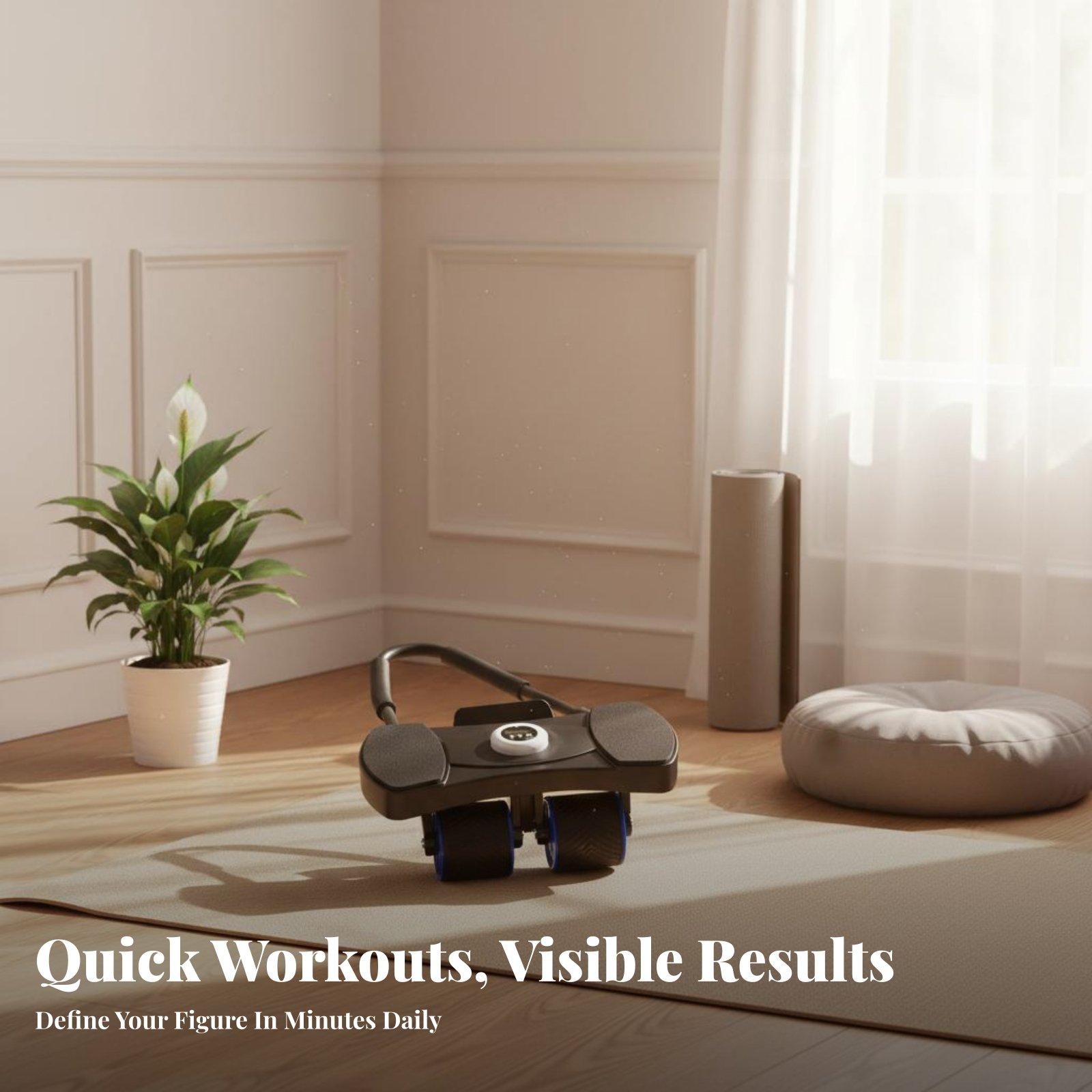 Core Exercise Equipment Abdomi - Ab Roller Wheel With Elbow Support ulasan dan harga