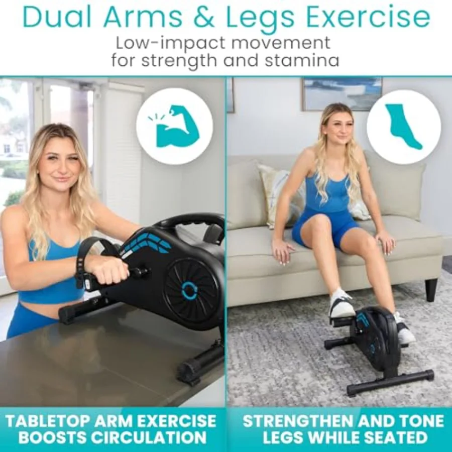 Under Desk Bike Pedal Exercise - Exercise Bike Magnetic Resistance ulasan dan harga
