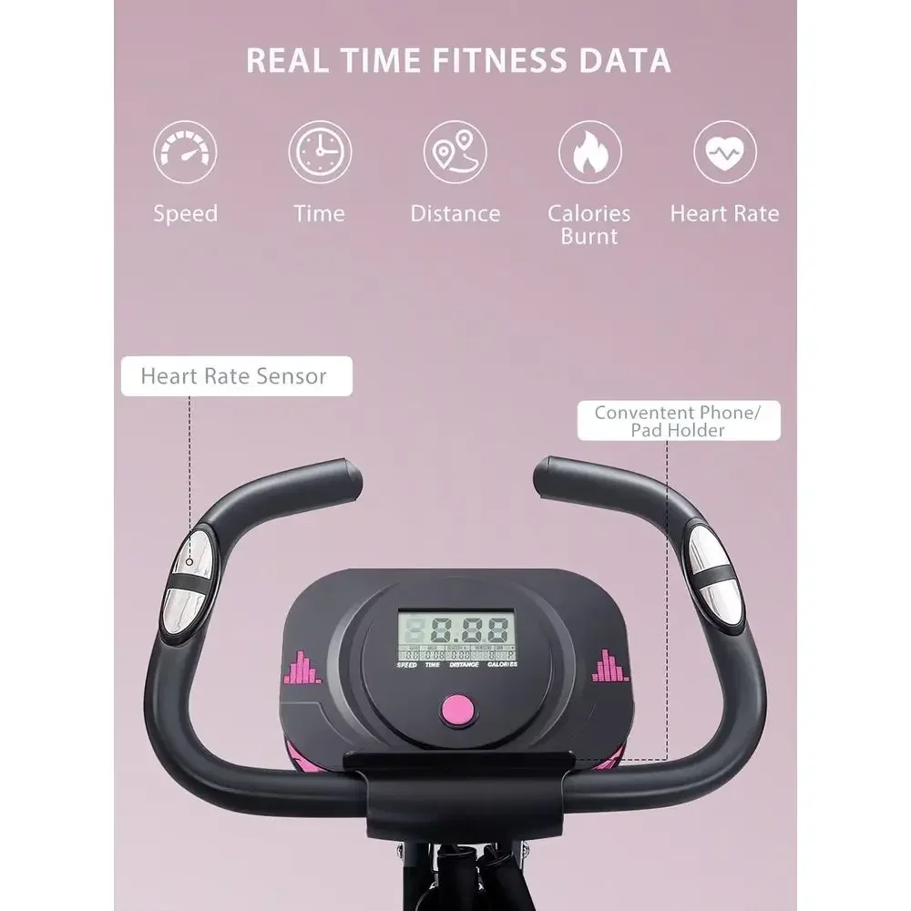 4-in-1 Recumbent and Upright E - Exercise Bike Magnetic Resistance ulasan dan harga