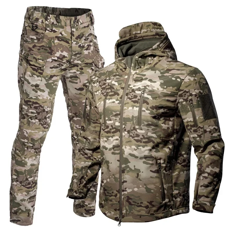 Waterproof Softshell Camouflag - Hiking ulasan dan harga