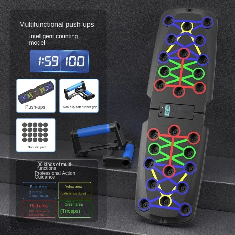 Push-up Board Set Portable Mul - Push Up Board Foldable Multi Function ulasan dan harga
