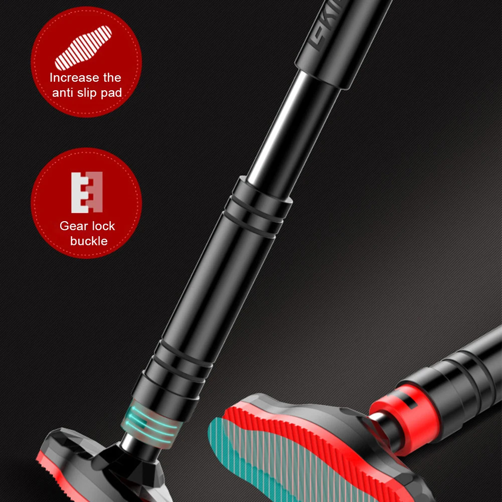 90-130cm Adjustable Pull Up Pu - Door Pull Up Bar No Screw ulasan dan harga