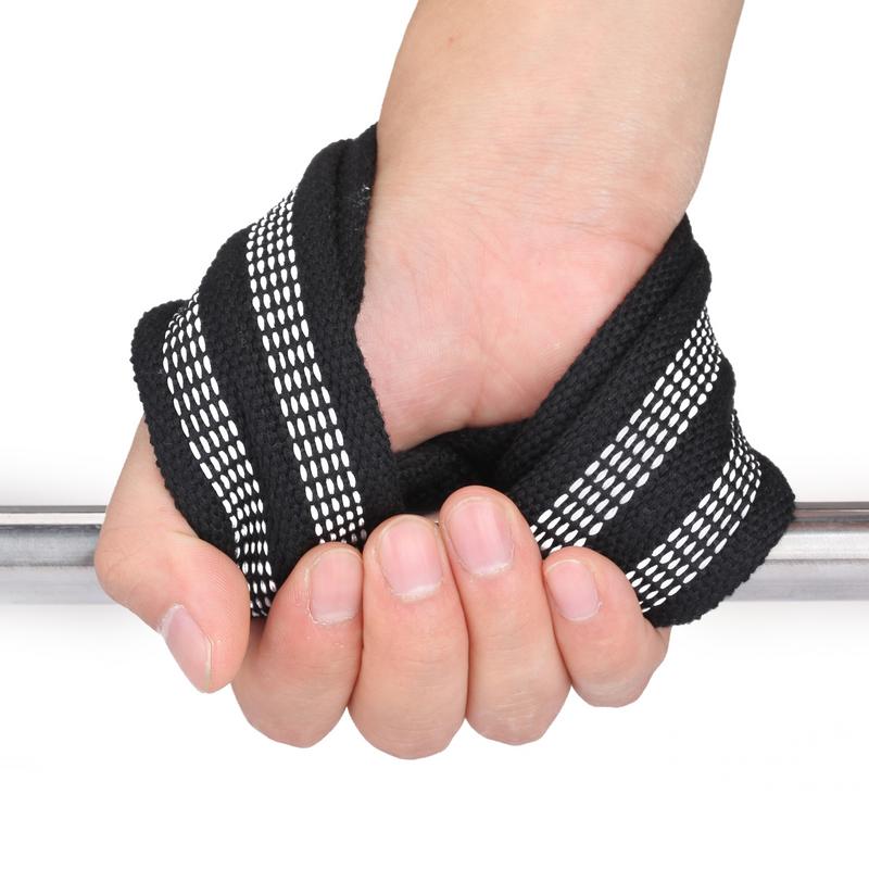 1 Pair Figure 8 Weight Lifting - Wrist Wraps Weightlifting Support ulasan dan harga